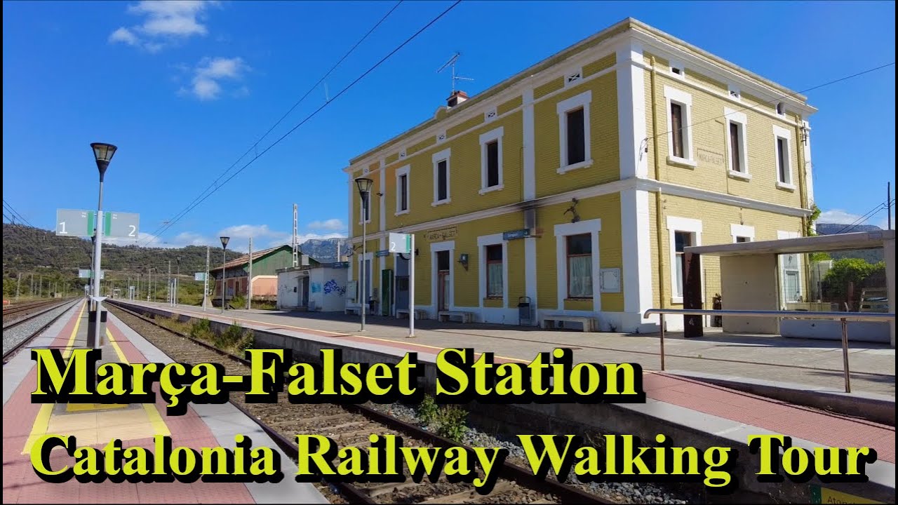 Marçà-Falset station (Tarragona, Catalonia) Village Walking tour (Spain) #relaxation