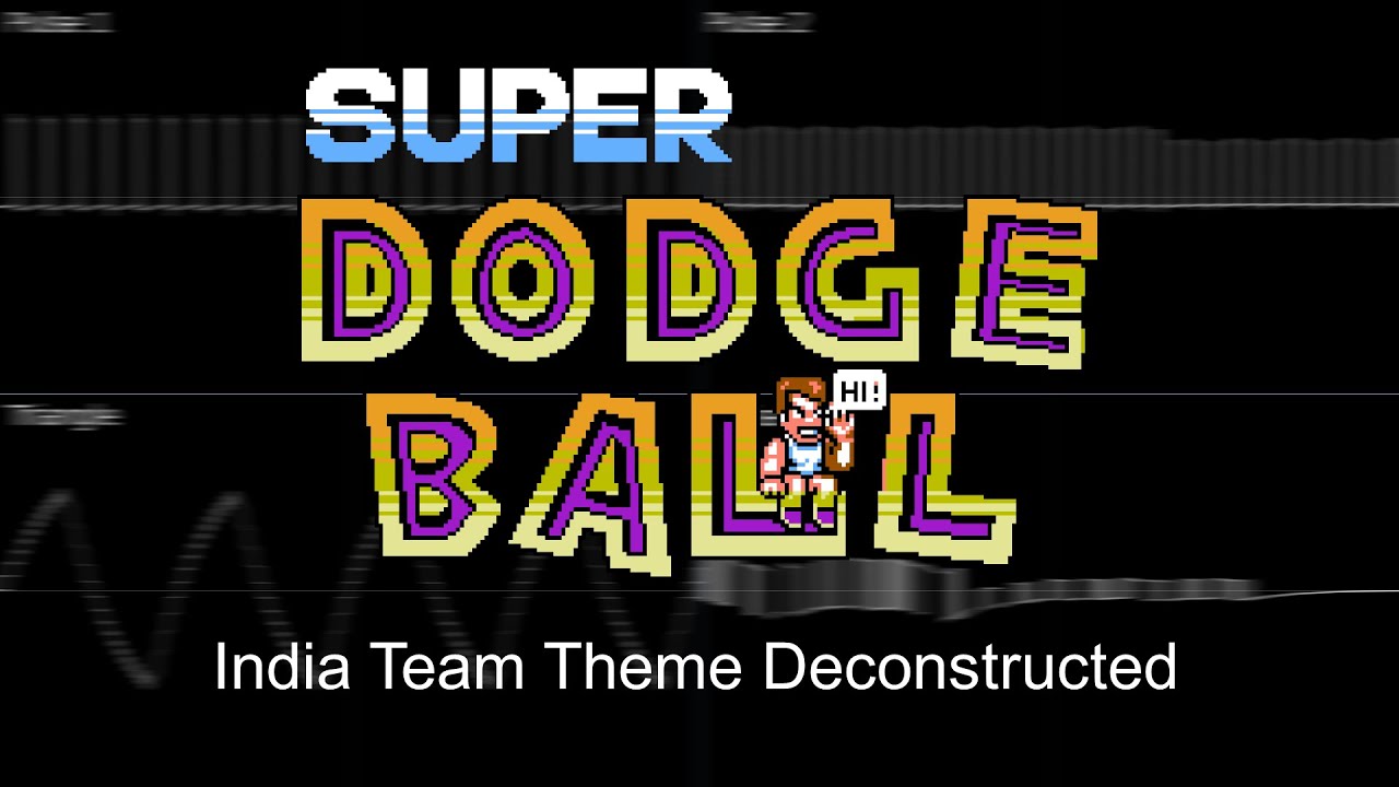 Super Dodge Ball (NES) - India Team Theme (Oscilloscope Deconstructed)