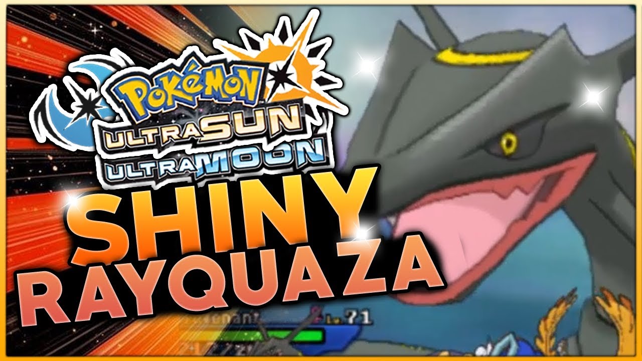 INSANE SHINY RAYQUAZA REACTION! DO WE CATCH IT?! Pokemon Ultra Sun Ultra Moon Live Shiny Reaction