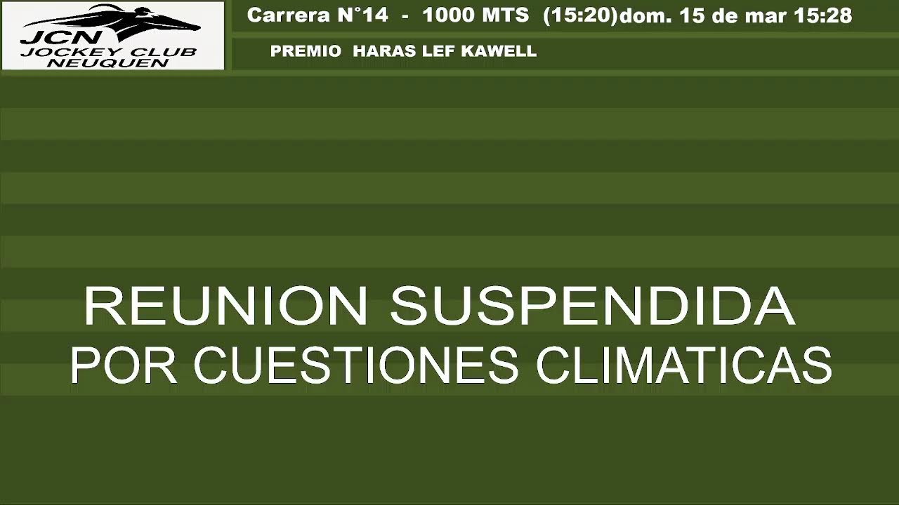 JOCKEY CLUB DE NEUQUEN 15/03/2026
