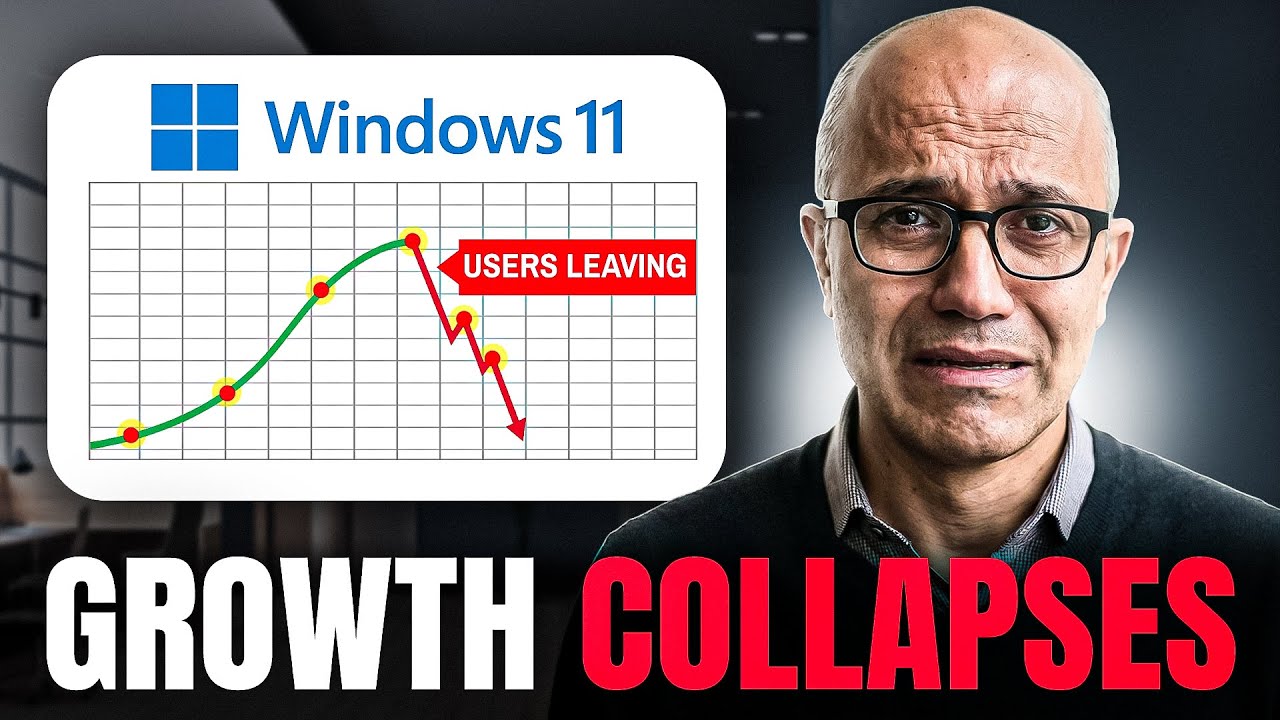 Windows 11 Growth COLLAPSES 50% — Windows 7 Makes SHOCKING Return!