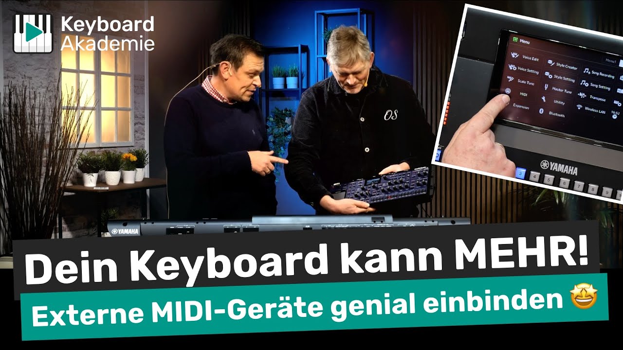 Dein Keyboard kann MEHR! Externe MIDI-Geräte genial einbinden 🤩