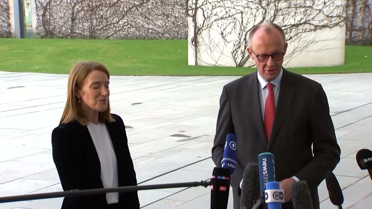 Doorstep with the Chancellor of Germany Friedrich Merz - 17th March 2026