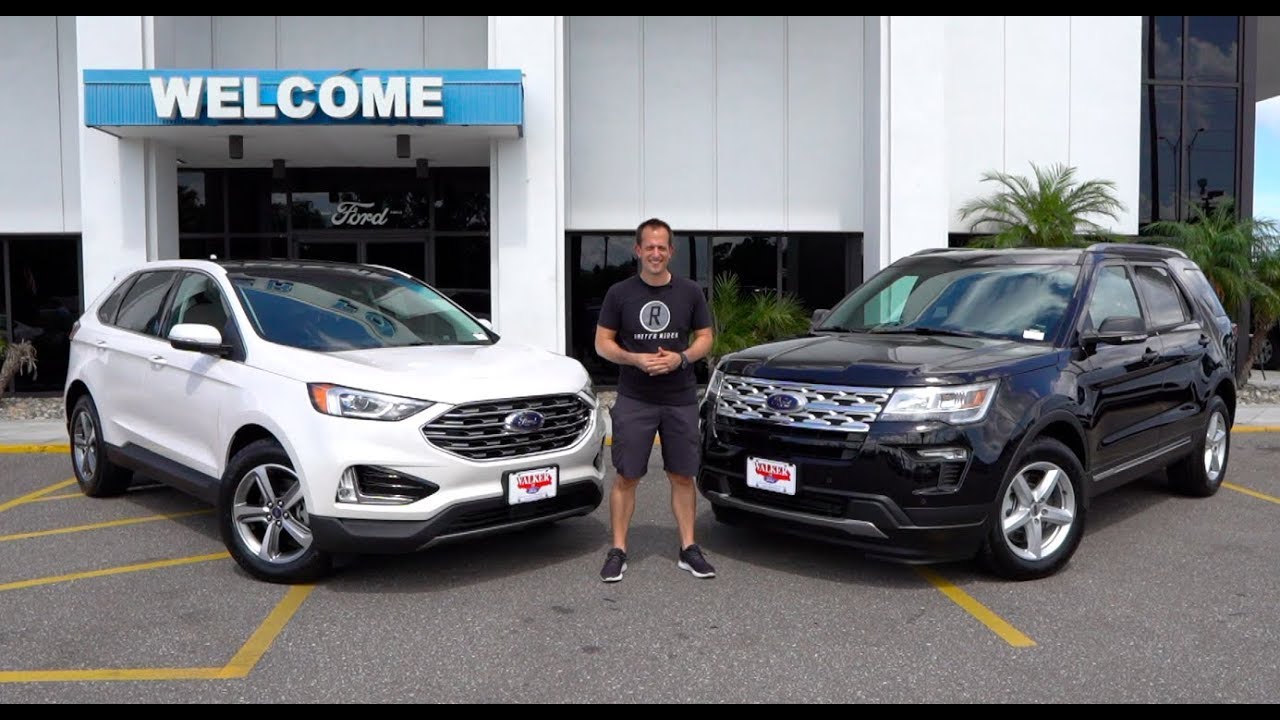 Which Ford SUV is the RIGHT choice for YOU? 2019 Explorer or Edge