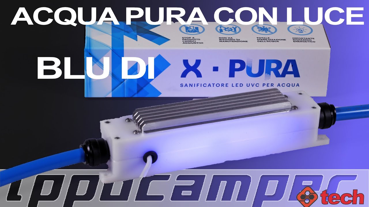 Acqua Pura con la luce blu di XPura!