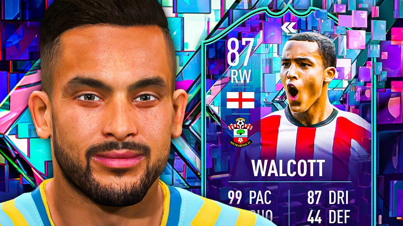 99 PACE!? 😳 87 Flashback Walcott Player Review - FIFA 23 Ultimate Team
