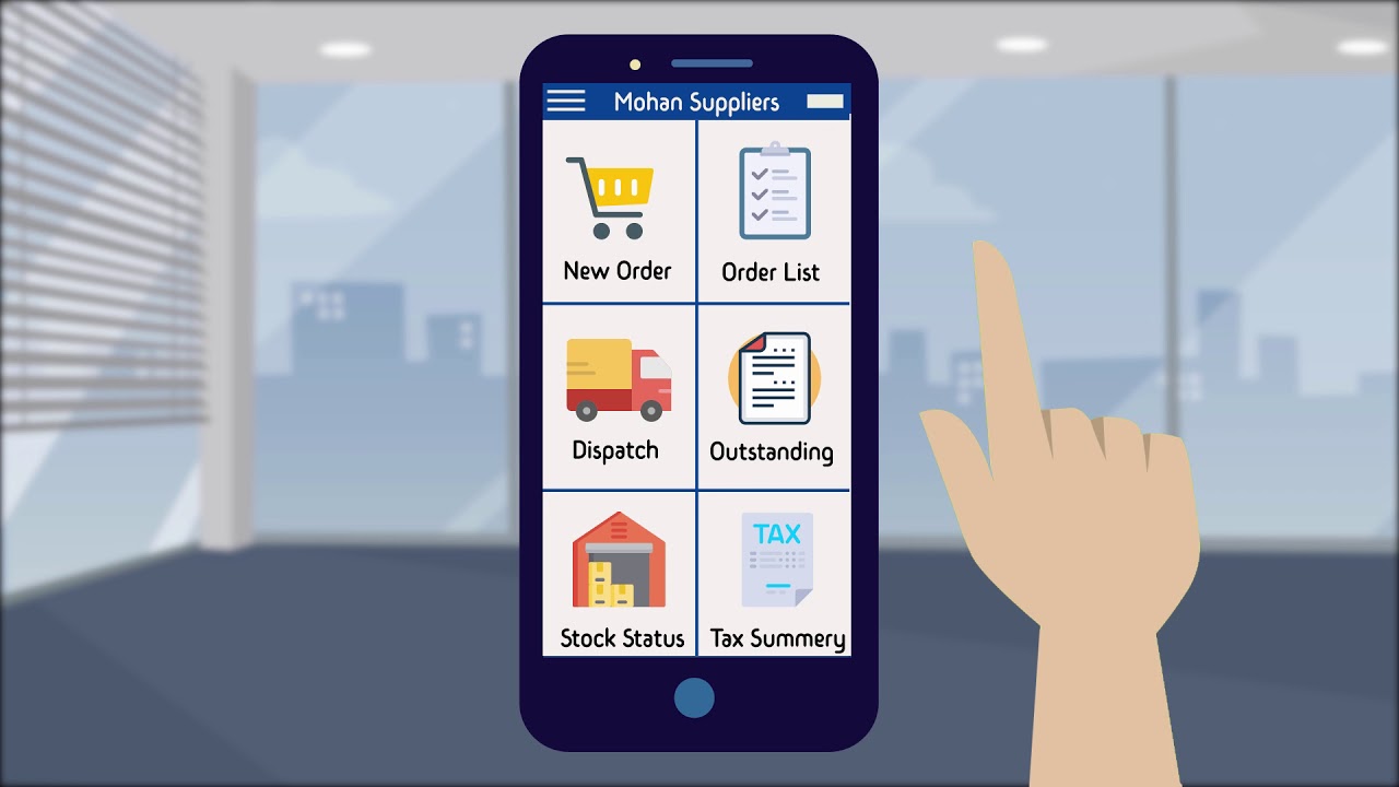 eRetail App - Retailer Online Order Mobile App [Hindi] | Helpline : 011-30969648