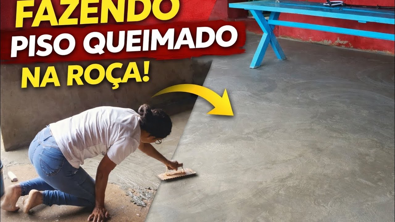 SERÁ QUE DEU CERTO? TENTEI FAZER PISO QUEIMADO SOZINHA PELA PRIMEIRA VEZ 