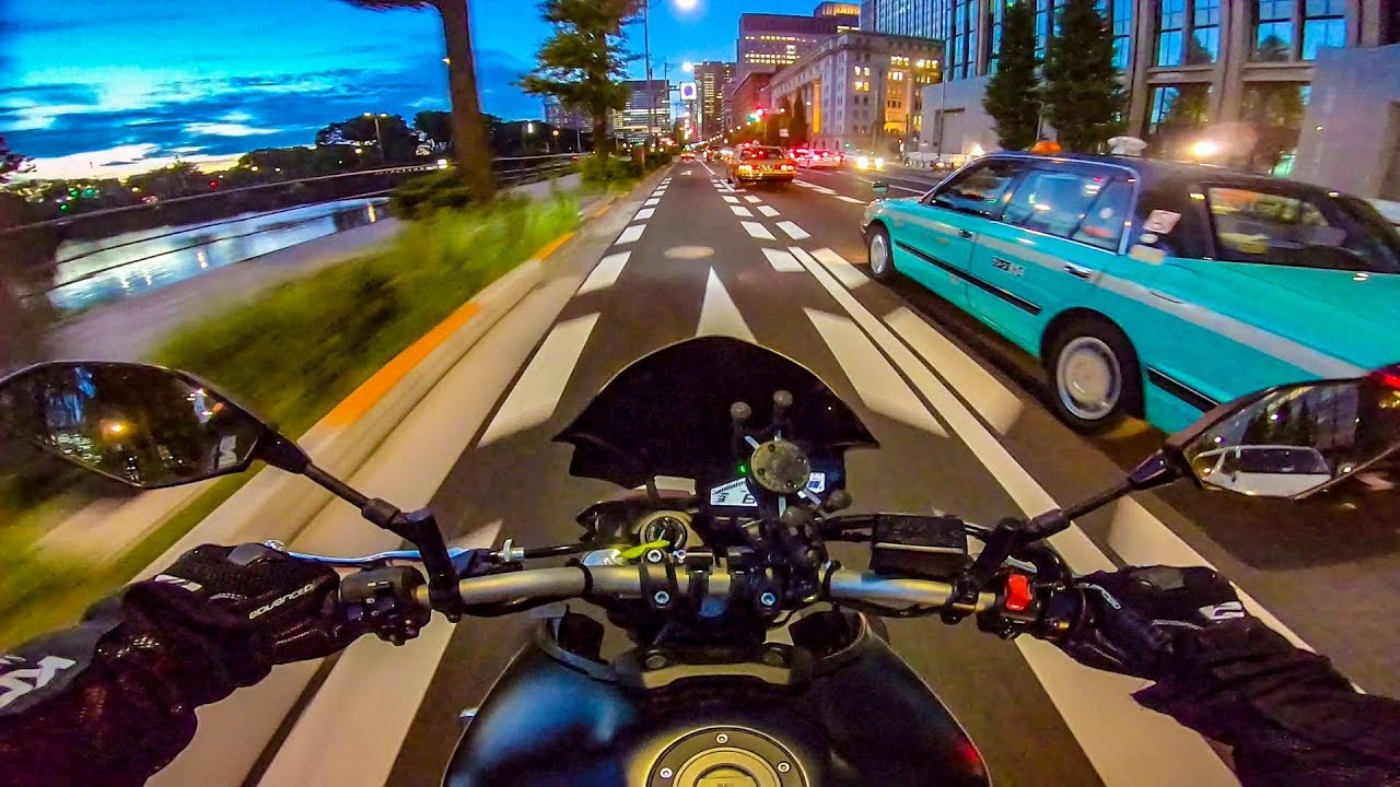 Akihabara Yodobashi Tour  |  YAMAHA MT-09 | Roland CS-10EM | Binaural Microphones