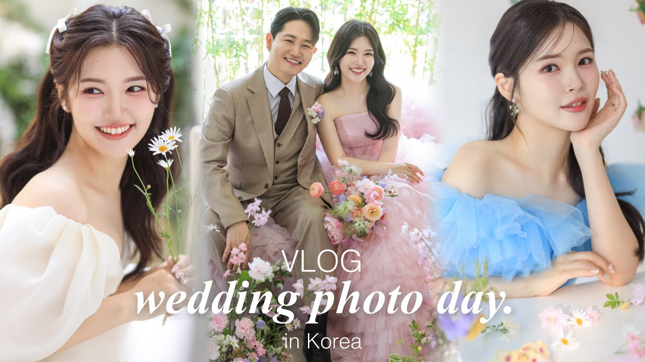 vlog) 韓国での結婚式前撮りの数日前〜当日に密着👰🏻‍♀️💍 | ネイル, 招待状準備, 韓国の結婚事情トーク, 結婚指輪開封, 【韓国ウェディングフォト】