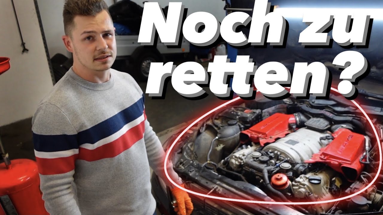 Das sieht gar nicht gut aus :( C63 AMG Motorschaden | Warum läuft er nicht?