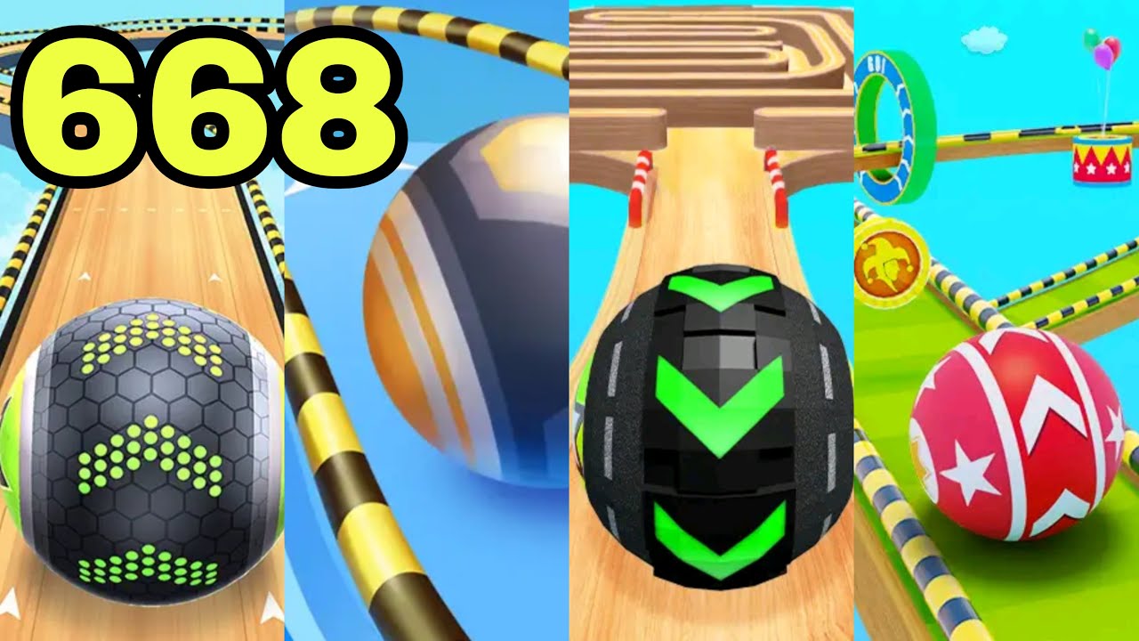 Going Balls - SpeedRun Challenge VS Action Balls, Rolling Balls,Circus Ball Run Walkthrough 668