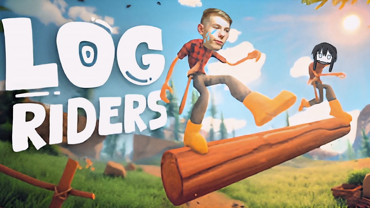 ВЫЖИВИ на БРЕВНЕ ЛЮБОЙ ЦЕНОЙ! КОМАНДНАЯ РАБОТА ПРЕВЫШЕ ВСЕГО!(Log Riders) - #1