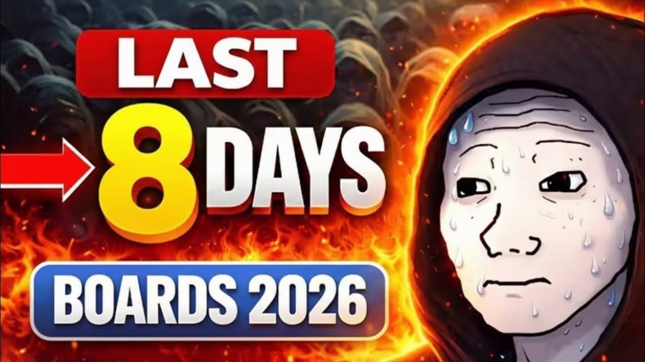 Last  8 Days Strategy – Sigma Plan for Class 10 Board GAME CHANGING
