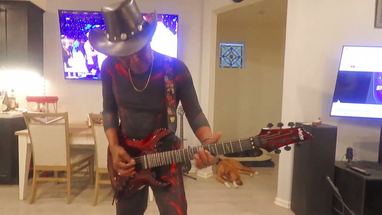 My Schecter C-1 FR-S Silver Mountain - Blood Moon