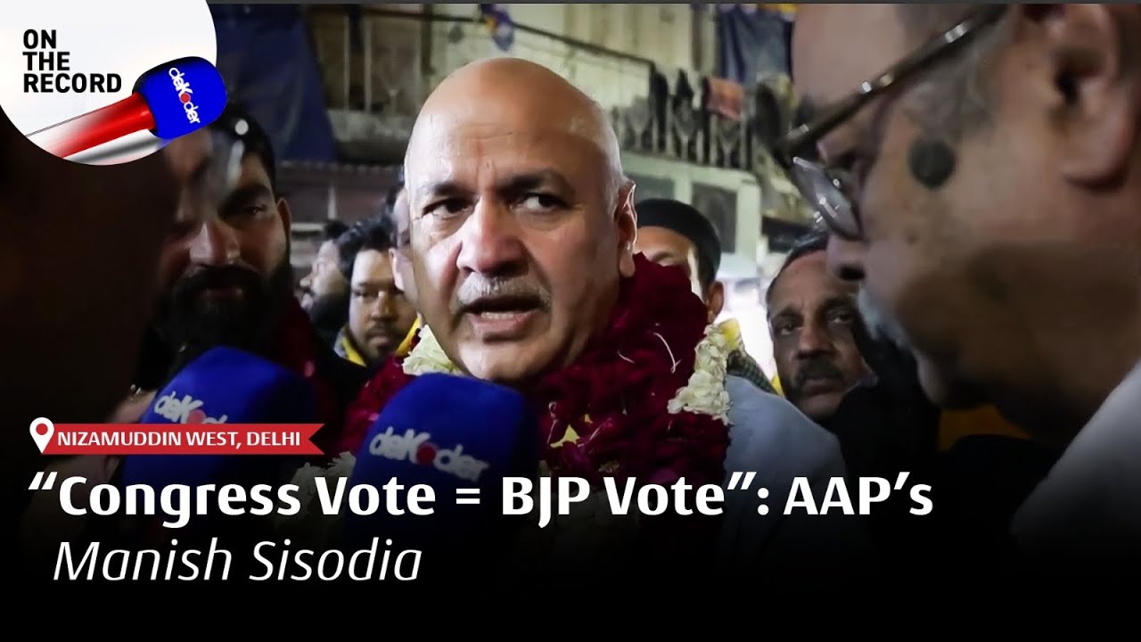 AAP's Manish Sisodia Speaks Out: 'Congress Vote is a BJP Vote!' | Delhi Elections 2025 | Prannoy Roy