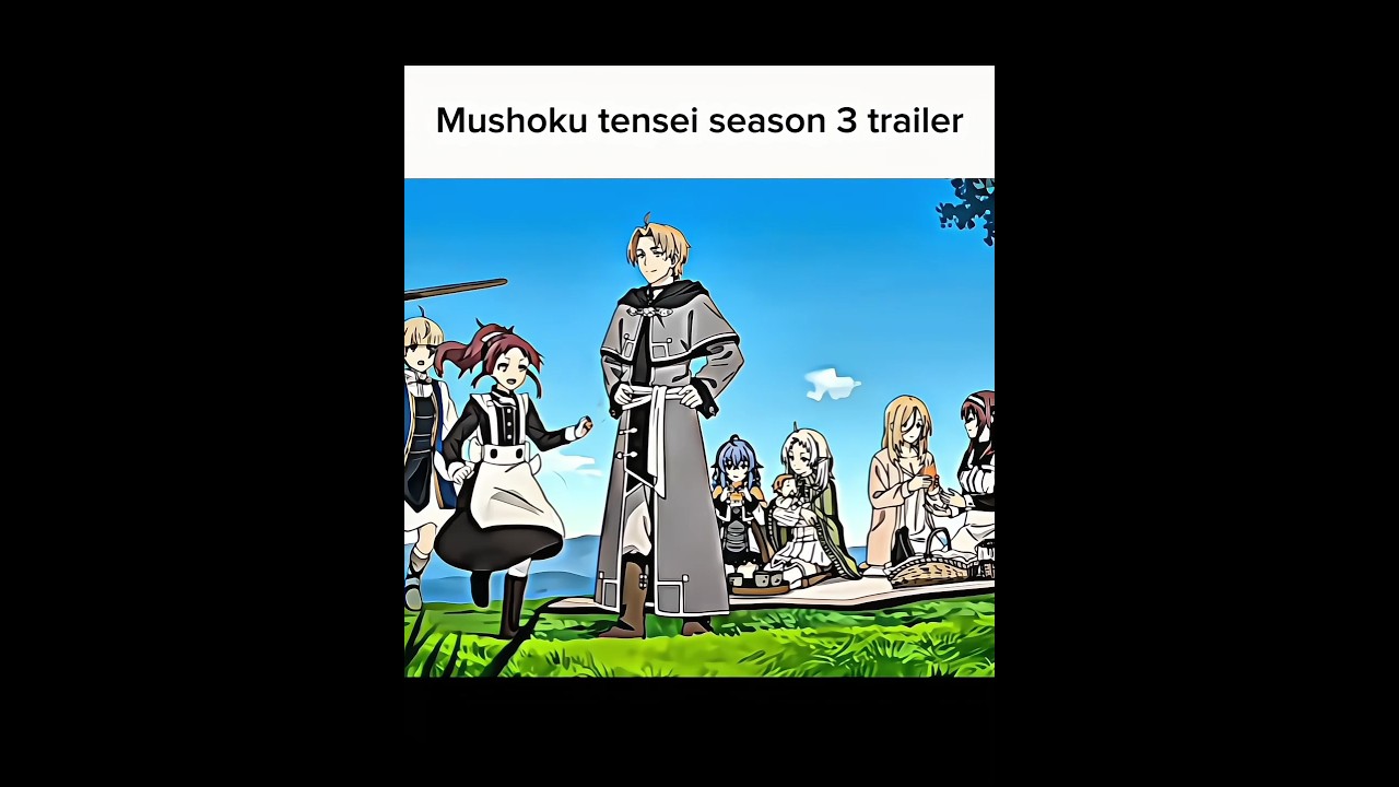 Rudeus ✨☠️ | Mushoku tensei season 3 trailer #shorts #anime