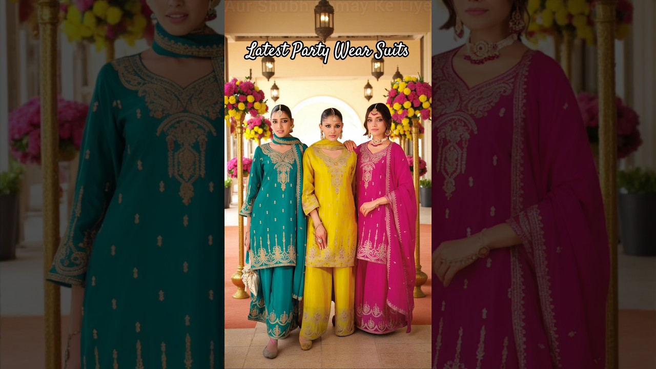 Dussehra Special | Vijayadashami 2025 | Partywear Suits #fashion #style #suit #ytshorts #kavistra