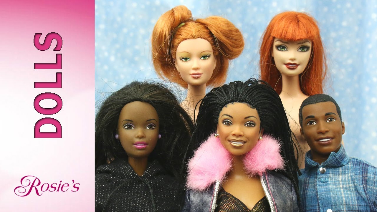 Thrift Shop Dolls Part 12 -  Dark Skin and Red Head Barbies