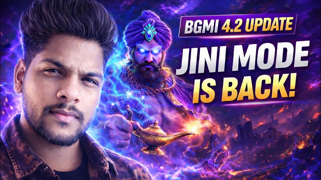 BGMI LIVE | JINI MODE IS BACK | RANK PUSH IN NEW UPDATE #bgmi #live #pubgmobile #gameplay 