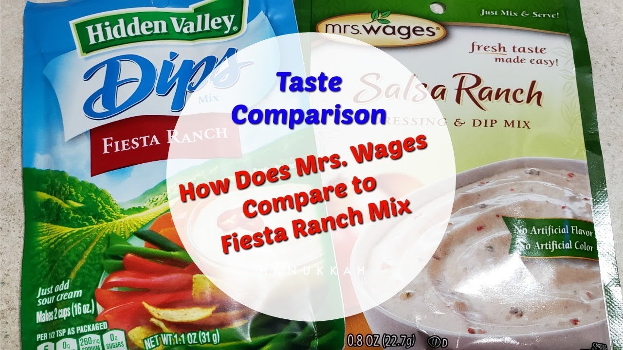 Mrs. Wages vs. Fiesta Ranch Taste Comparison