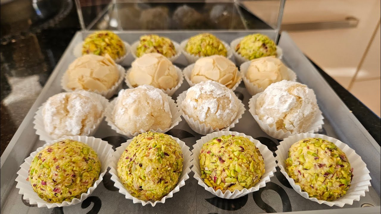 طريقة تحضير مفرودة اللوز التونسية،مفرودة اللوز التونسية،حلو اللوز التونسي،boules aux amandes 