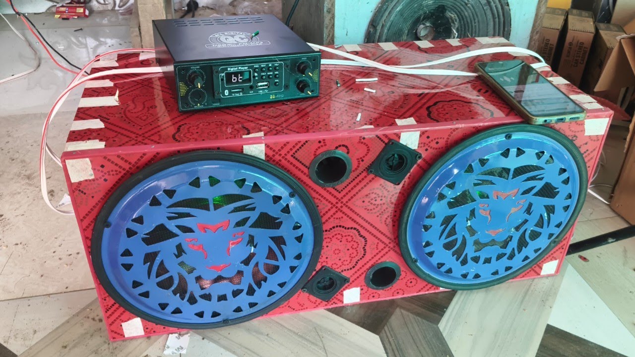 50 50 class d tep 10 inch 2 speaker kaise banaye  क्लास डी टेप 10 इंच 2 स्पीकर कैसे बनाए