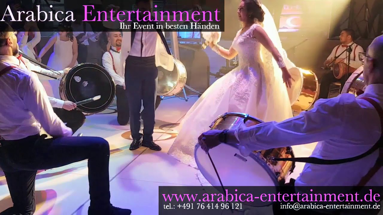 Zaffe beautiful turkish Wedding Bride and Groom Entrance Show 2018 - Arabica Entertainment -