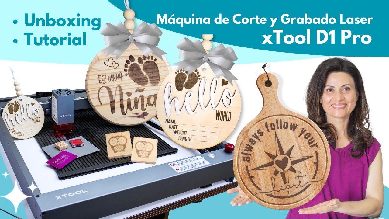 Máquina de Corte y Grabado Laser xTool D1 Pro {Unboxing y Tutorial}