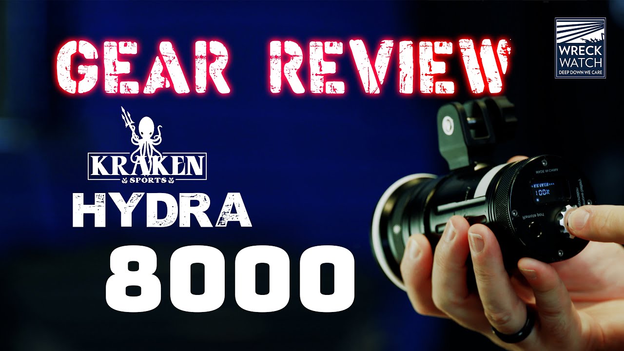 KRAKEN HYDRA 8000 UW Video Light Review