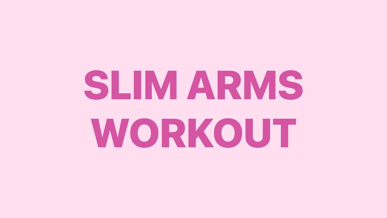 HOW TO GET SLIM ARMS IN JUST 3 MINUTES