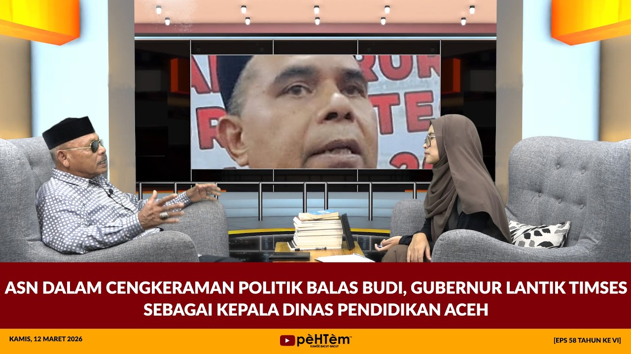 ASN dalam Cengkeraman Politik Balas Budi, Gubernur Lantik Timses sebagai Kepala Dinas PendidikanAceh
