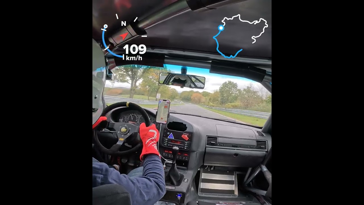 Nurburgring bmw e36 323i relax lap