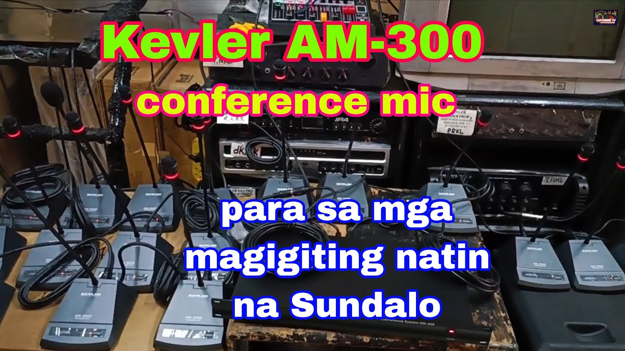 Conference mic para sa mga sundalo natin