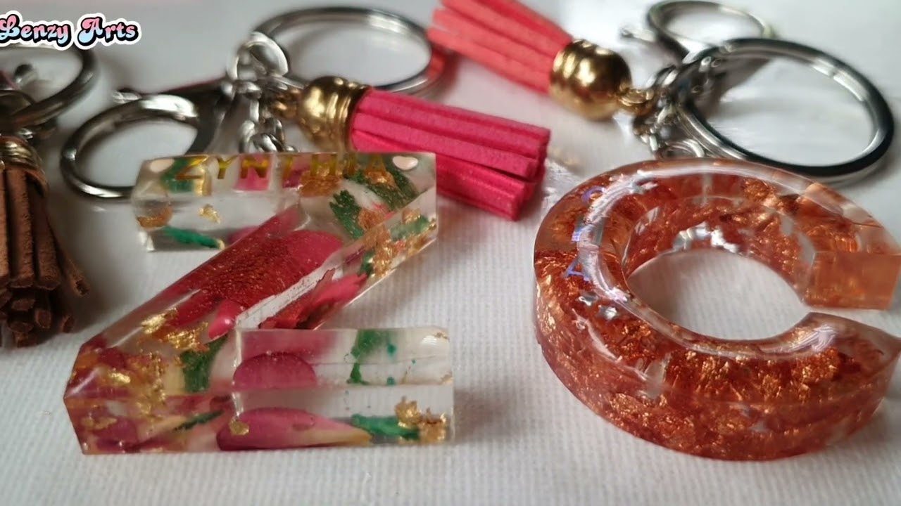 Resin Keychain 4 Letters design | Packing Orders | small business | Part 3 #diy #craft #resin