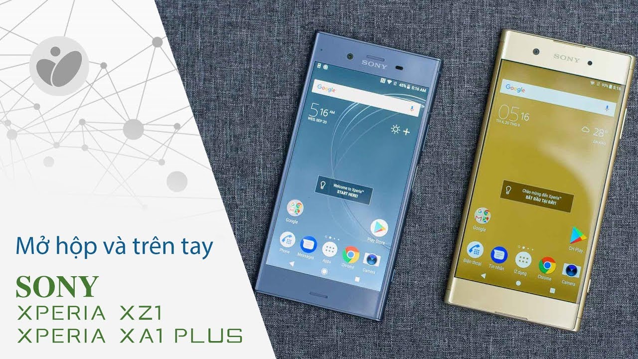Mở hộp và trên tay nhanh Sony Xperia XZ1 và Xperia XA1 Plus: phụ kiện chưa được chất