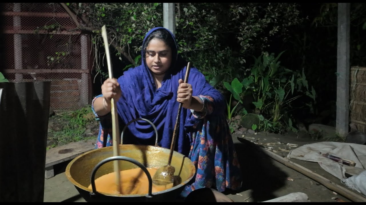 আখের রস দিয়ে নির্ভেজাল অর্গানিক গুড় বানালাম  | Doyel Agro