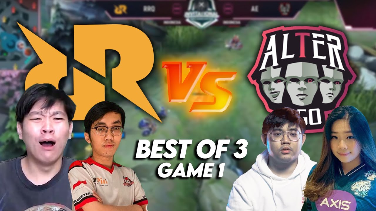 Reaction Match 1 AE vs RRQ Bareng VIN, Antimage, Winda, dll - MPLI One eSports