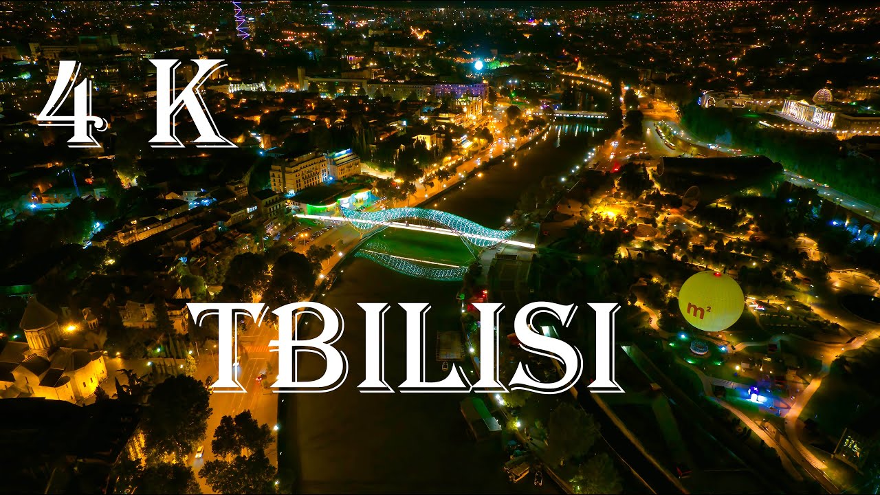 Tbilisi - Georgia 4 K ( 🇬🇪 GEO 🇬🇪) 24 h - Drone Footage Tour