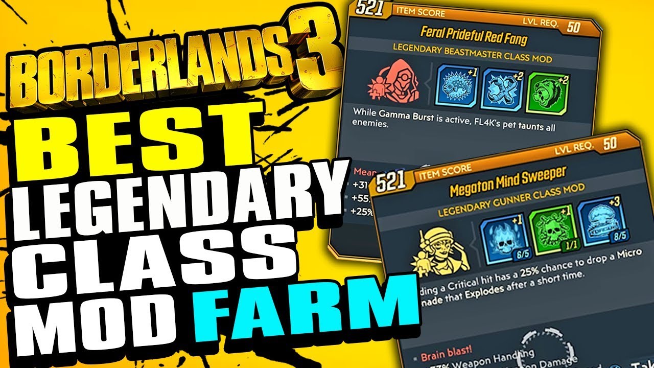 Borderlands 3 BEST Legendary Class Mod Farm | Rare Spawn Force Troopers