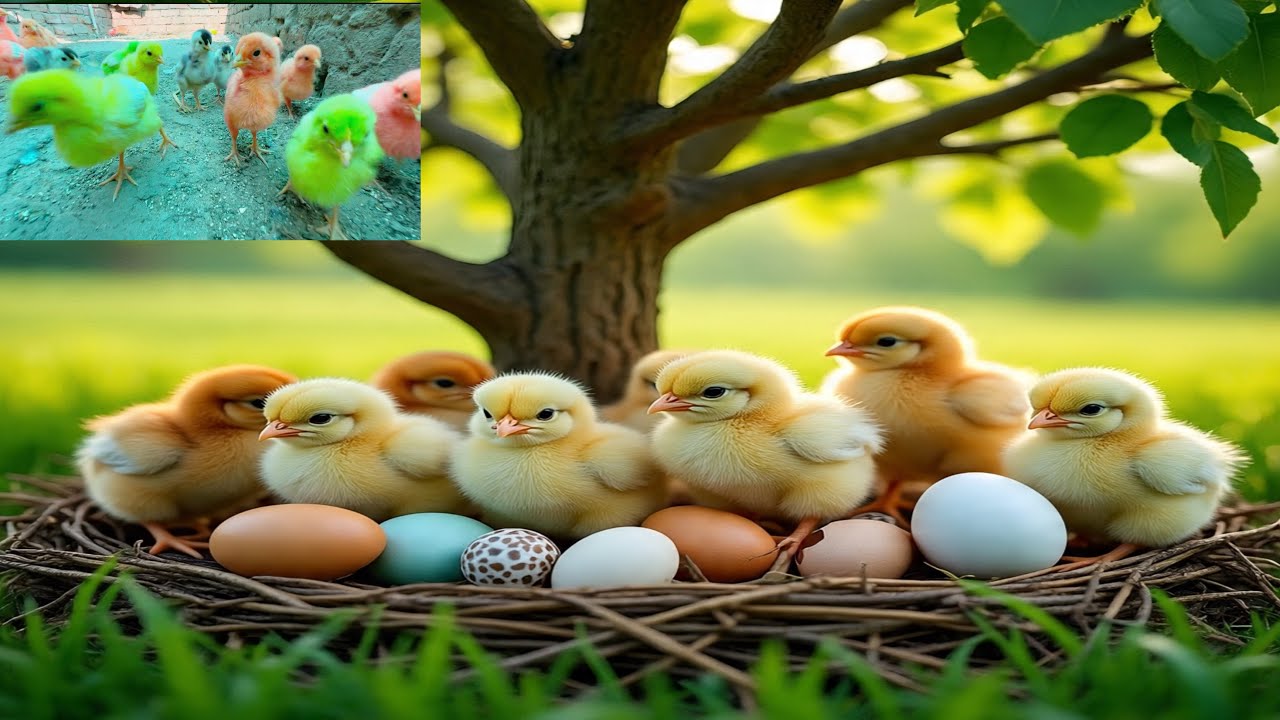 Catch the Chicken chicks 🐣 Hen Chicks Playing