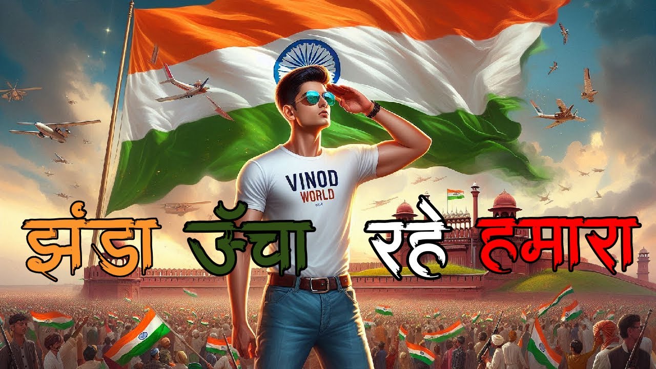 झंडा ऊँचा रहे हमारा || Independence Day Song 2024 | Patriotic Song #independenceday #vinodworld