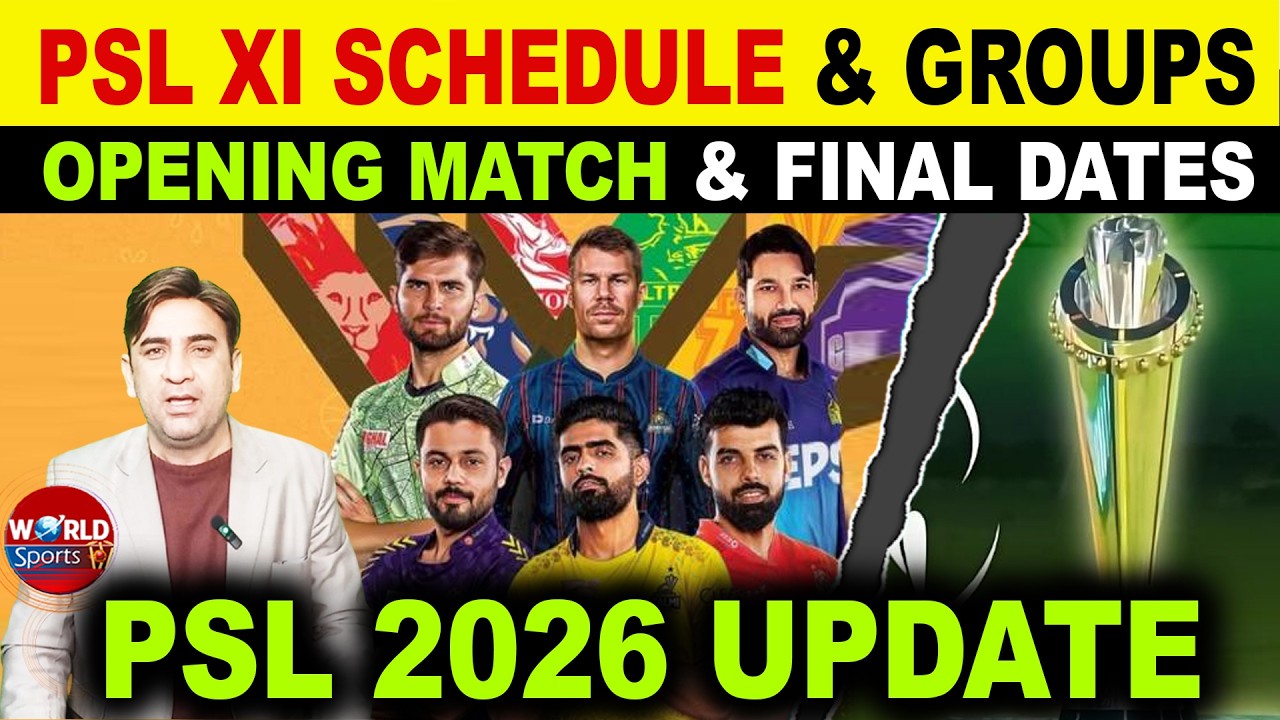 PSL 2026 Schedule, Groups & New Rules Explained | PSL 11 Format, Teams & Match System