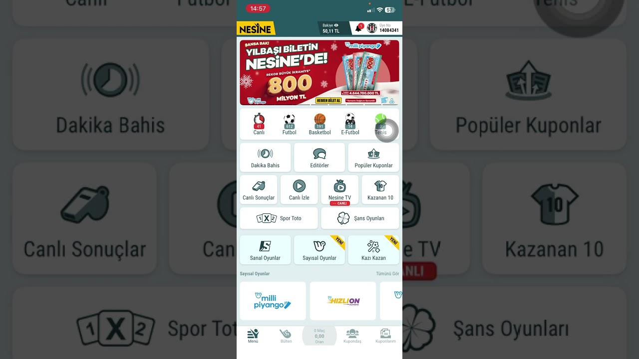 Nesine.com&rsquo;da yeni başlayanlar i&ccedil;in iddaa nasıl oynanır karşılıklı gol var yok