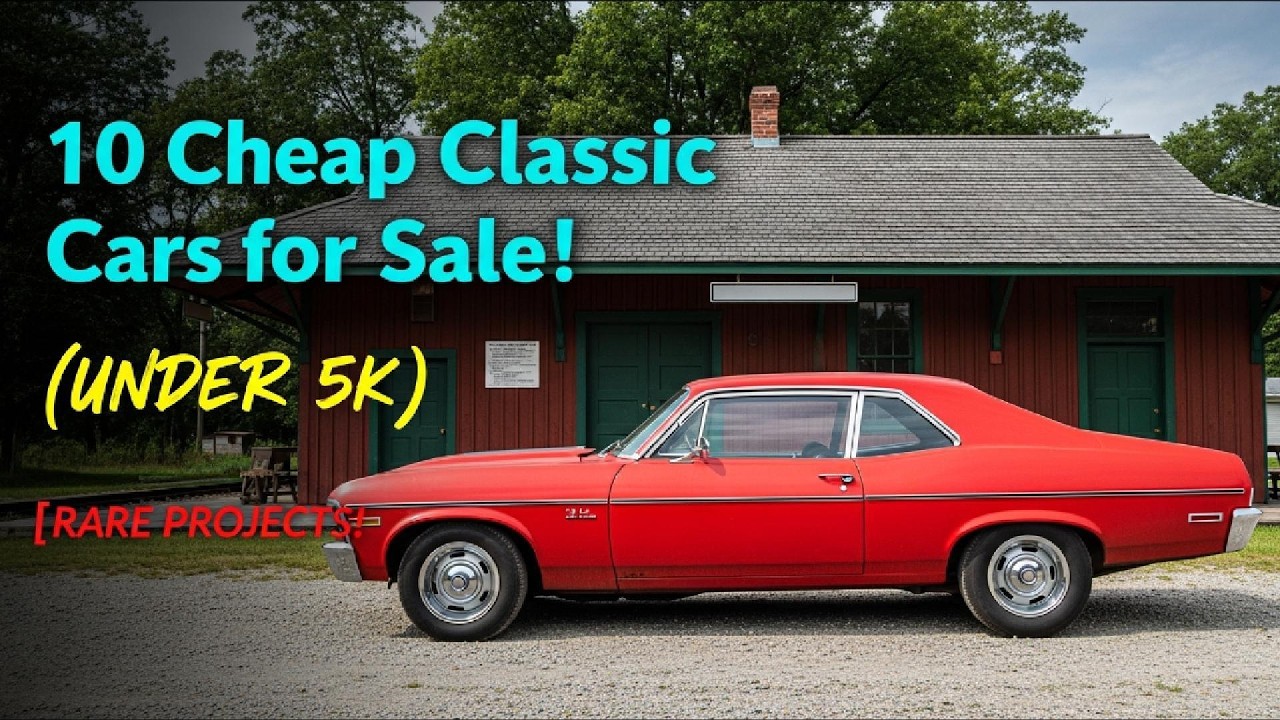 Top 10 Cheap Classic Cars for Sale | $2,500&ndash;$5,000 | For Sale on Facebook Marketplace!