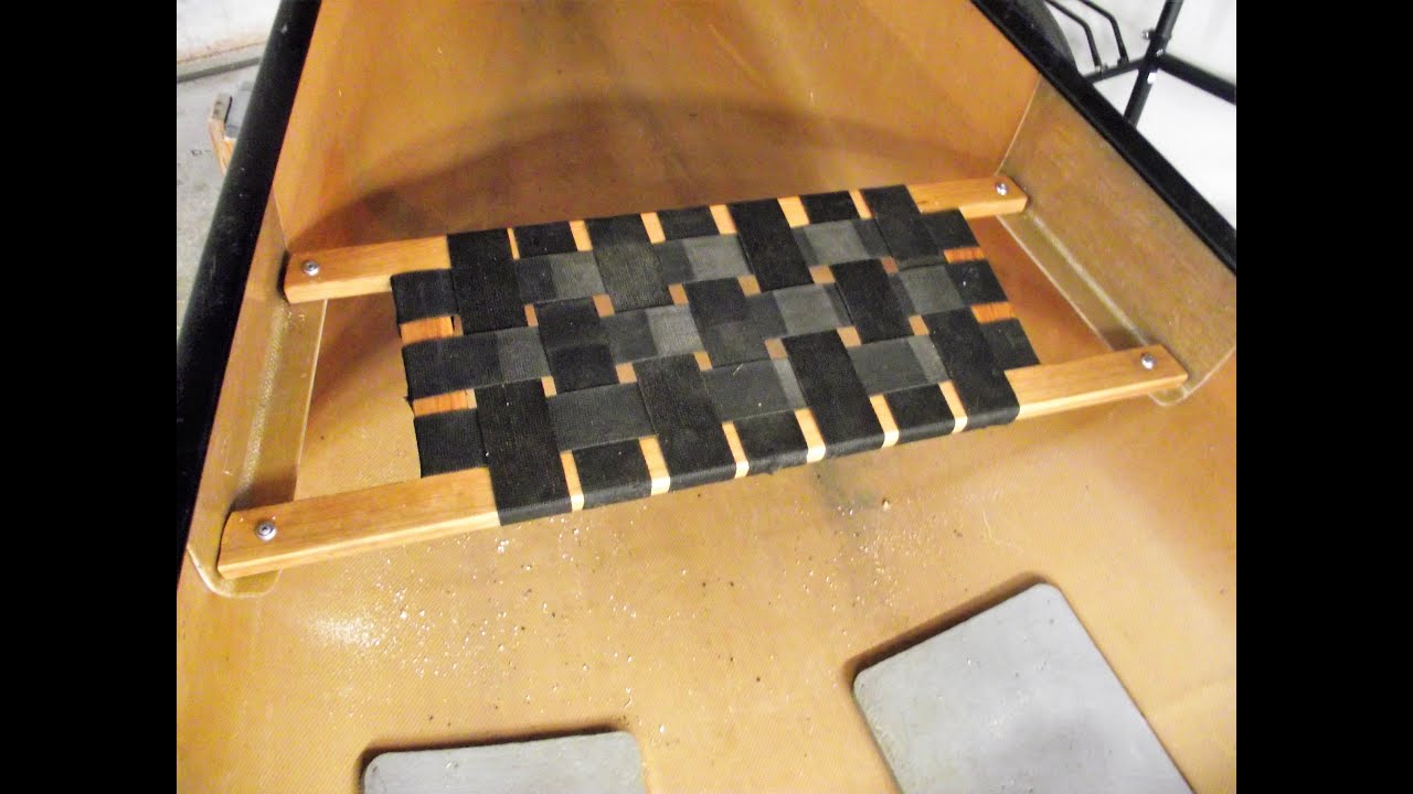 Making A New Canoe Seat for my Clipper Canoe