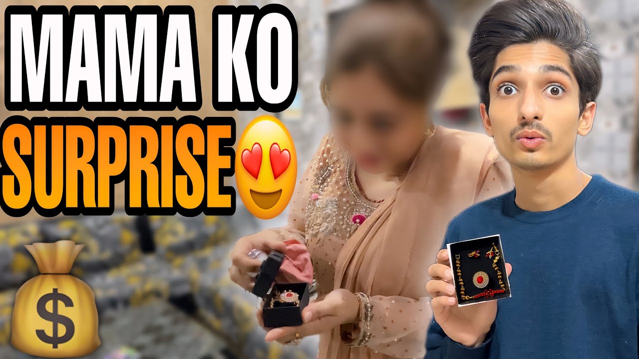 SURPRISING MY MOM WITH GOLD😍|| MAMA BAHOT KHUSH HUI AAJ || #dailyvlog #gold #surprisegift