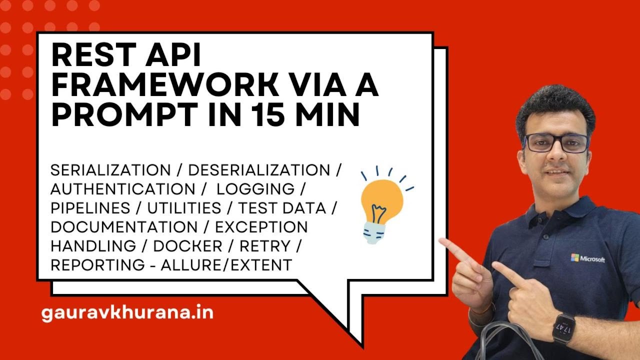 Rest API Automation in Minutes - Prompt to Framework