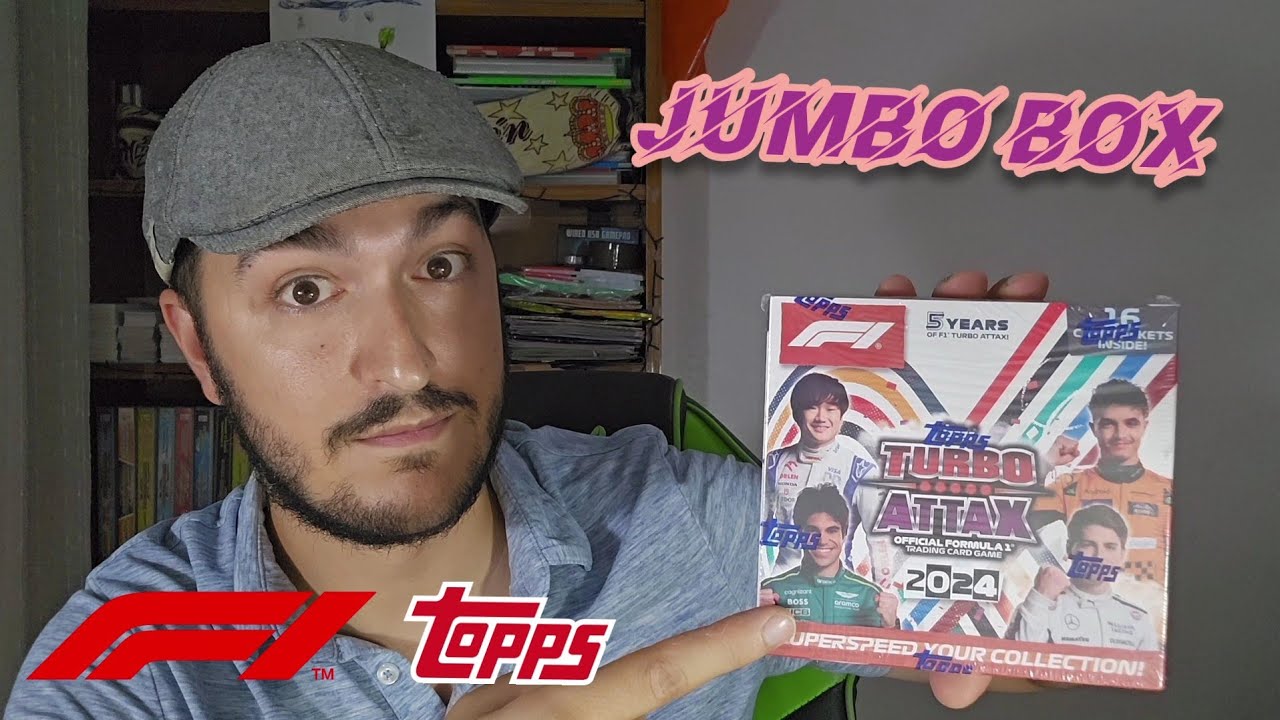 *VERSTAPPEN BLACK EDGE EDITION* - Jumbo Box *TURBO ATTAX* 2024 F1 Topps - CROLOMOLO