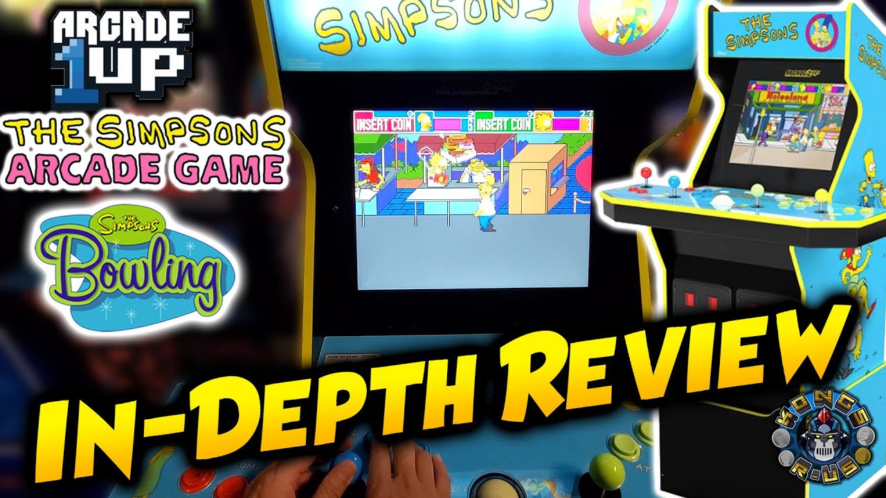 Arcade1Up - The Simpsons In-Depth REVIEW | Simpsons Arcade | Simpsons Bowling